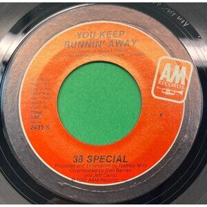 38 Special You Keep Runnin Away / Prisoners of Rock 45 Vinyl 80s Classic Rock